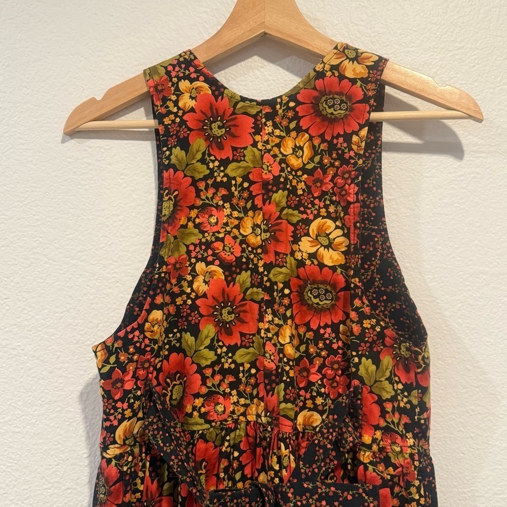 Dee's designer Lovely 50s Vintage floral patchwork midi dress - Picture 6 of 13